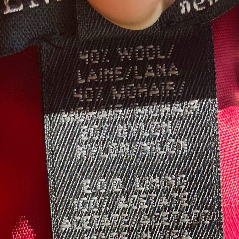 Kenneth Cole Burgundy wool and Mohair deess - Picture 10 of 12